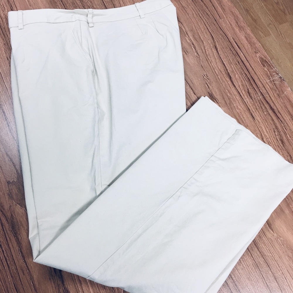 Talbots slacks front and back pockets